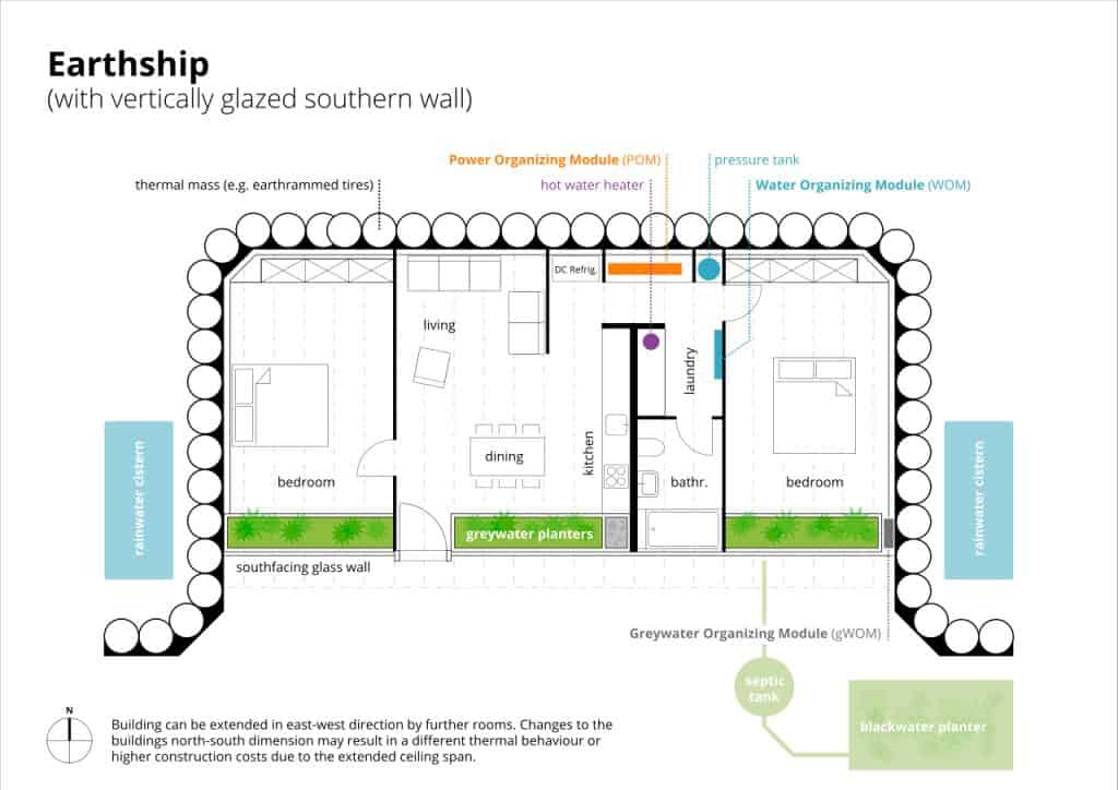 Earthship Floorplan