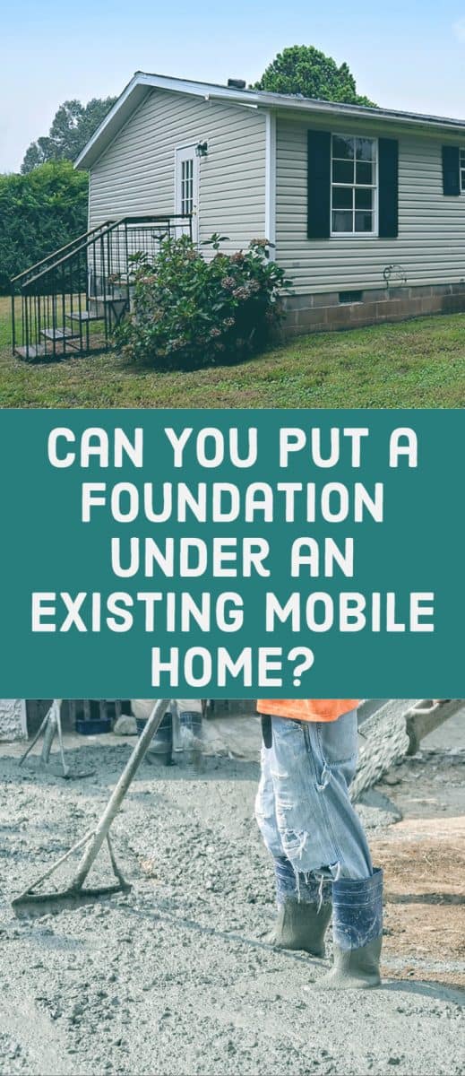 Can You Put a Foundation under an Existing Mobile Home? Freedom Residence