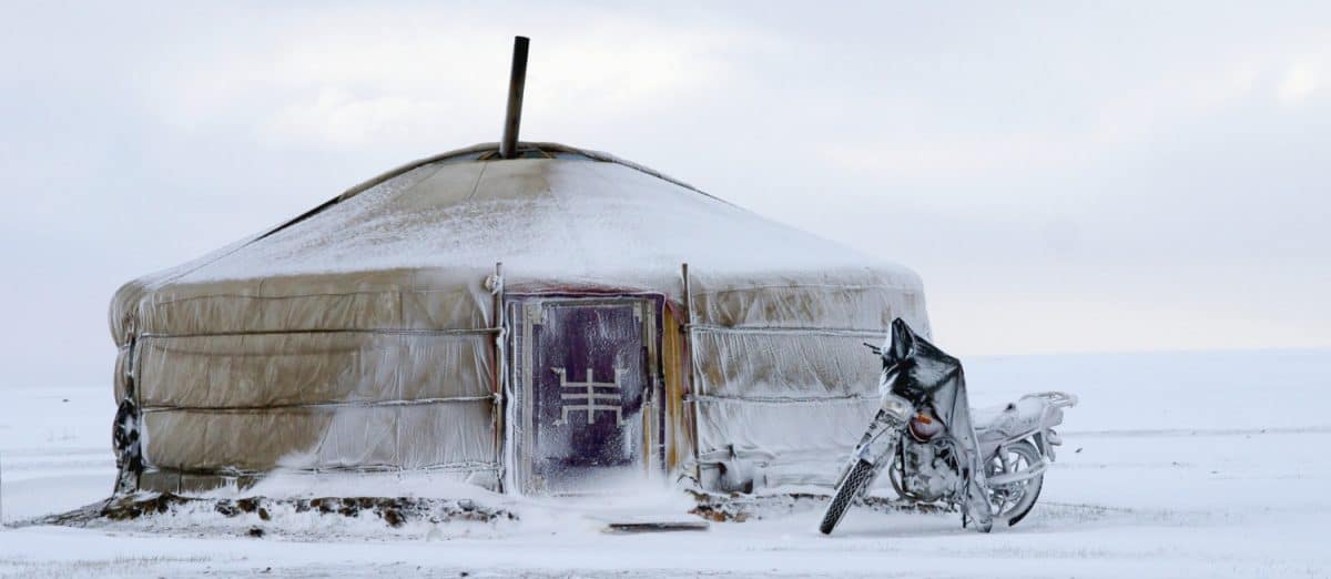 Yurt winter