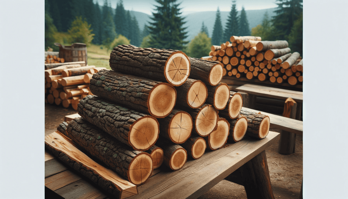 Water Oak wood cut and ready to be split into firewood