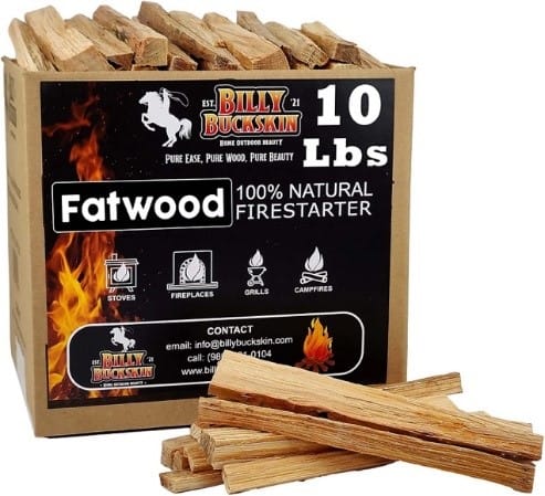 Billy Buckskin Co. Fatwood Fire Starter Sticks