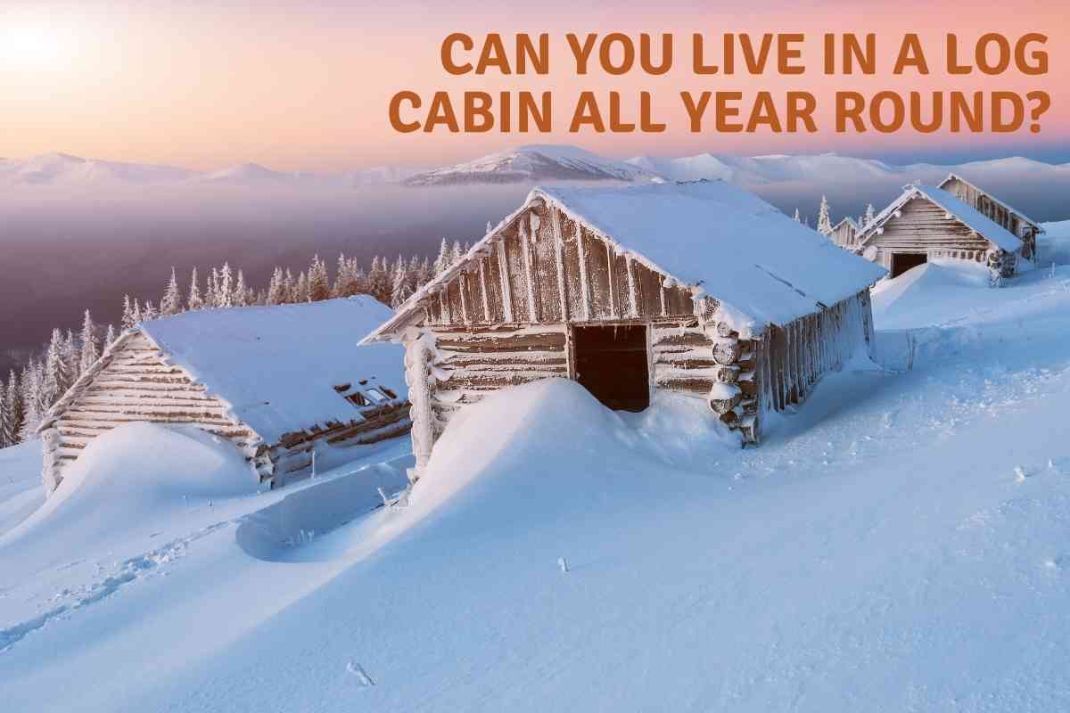 Can You Live In A Log Cabin All Year Round? 6 Tips! Freedom Residence