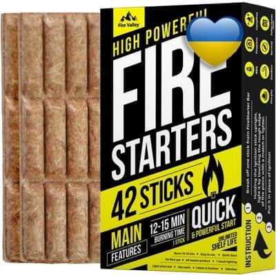 Fire Valley Wooden Firestarter Sticks