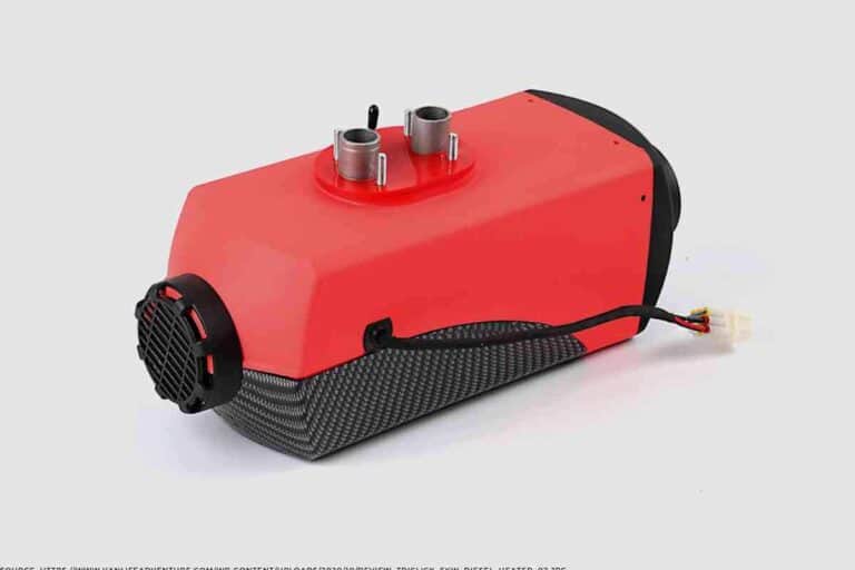 Can you mount a Chinese Diesel Heater on its side?