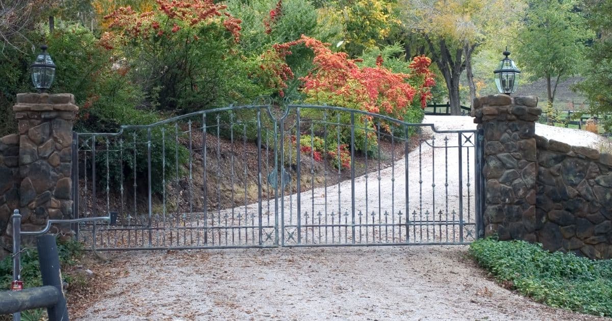 install a driveway gate